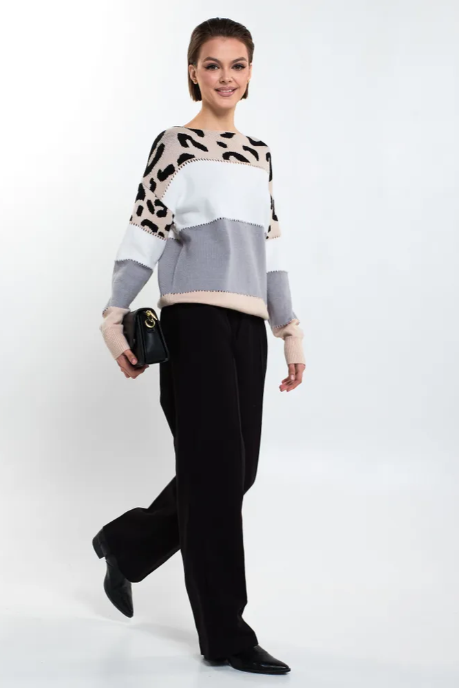 Léopard Chic | Pull Polaire