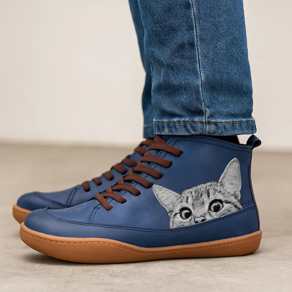 KittyKicks™ | Bottines Orthopédiques en Cuir